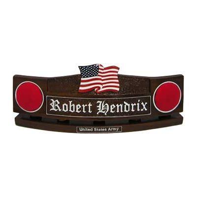 Stars and Stripes US Flag Design1 Desk Nameplate