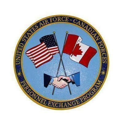 USAF Canadian Air Force Exchange Plaque
