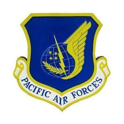 USAF Pacific Air Forces Plaque