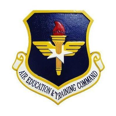 air education and training command aetc plaque