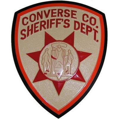 converse county sheriffs office patch plaque