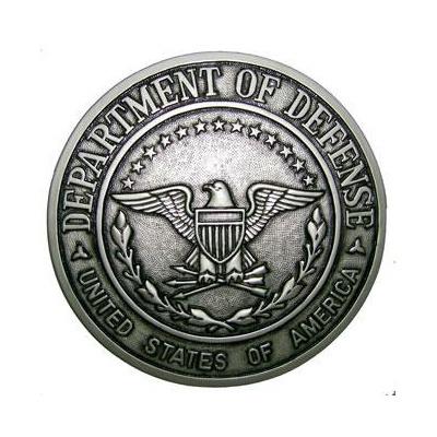 department of defense seal coin plaque