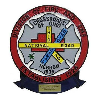 division of fire and ems seal plaque