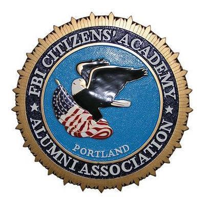 fbi citizens academy alumni association plaque