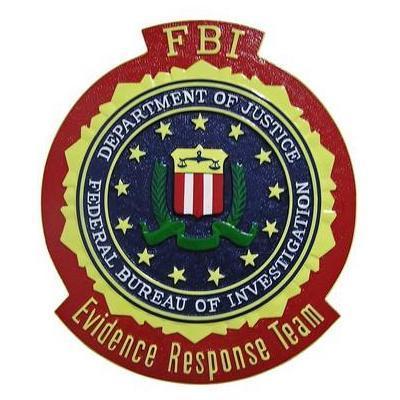 fbi evidence response team replacement seal plaque
